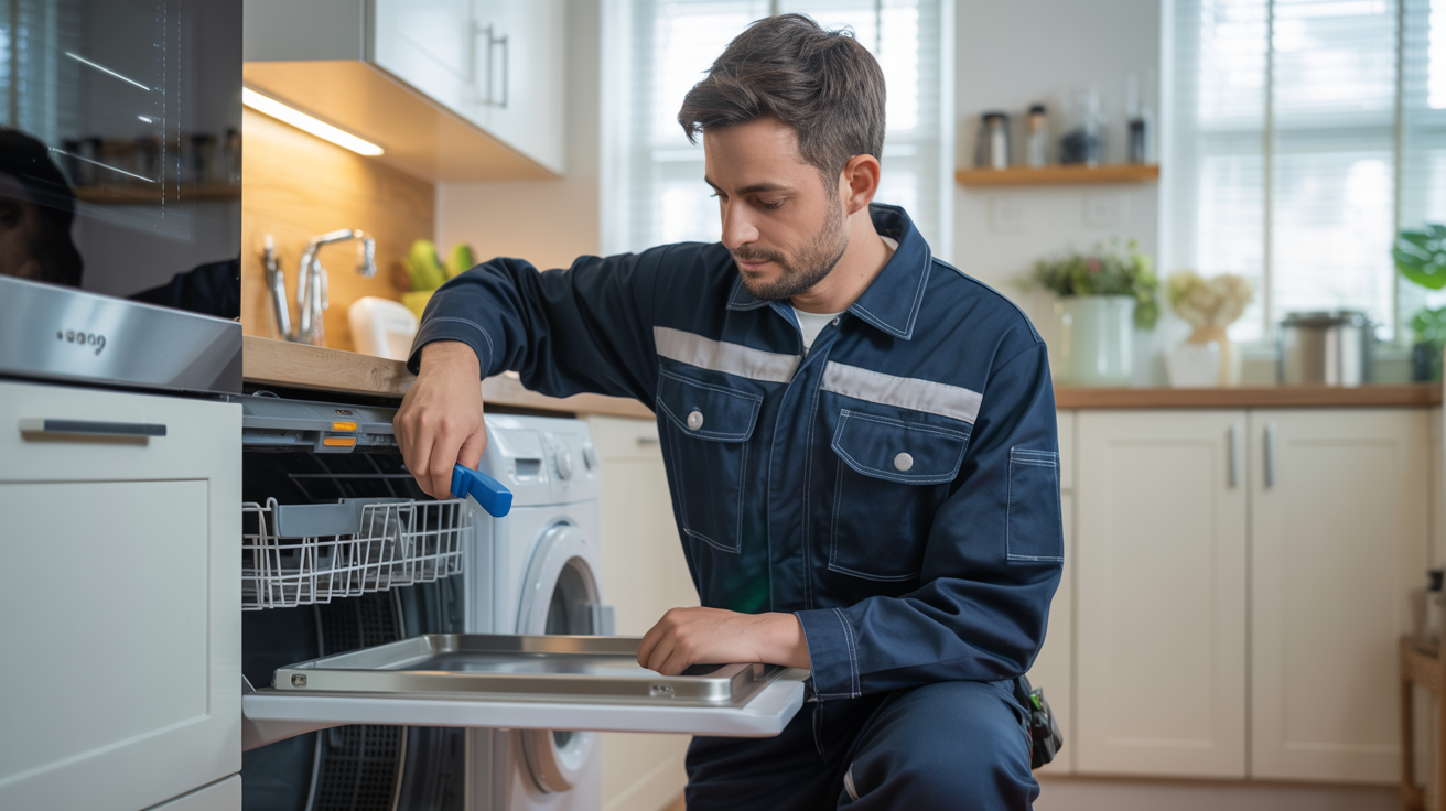 Wash Dry Works engineer at work